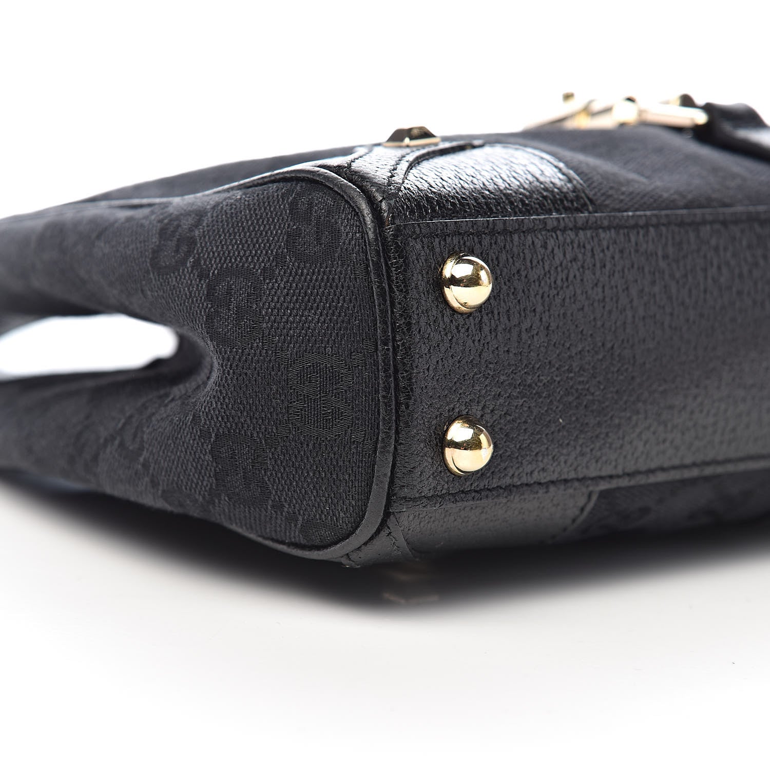 Gucci Monogram Jackie O Hobo Black 14 of 16