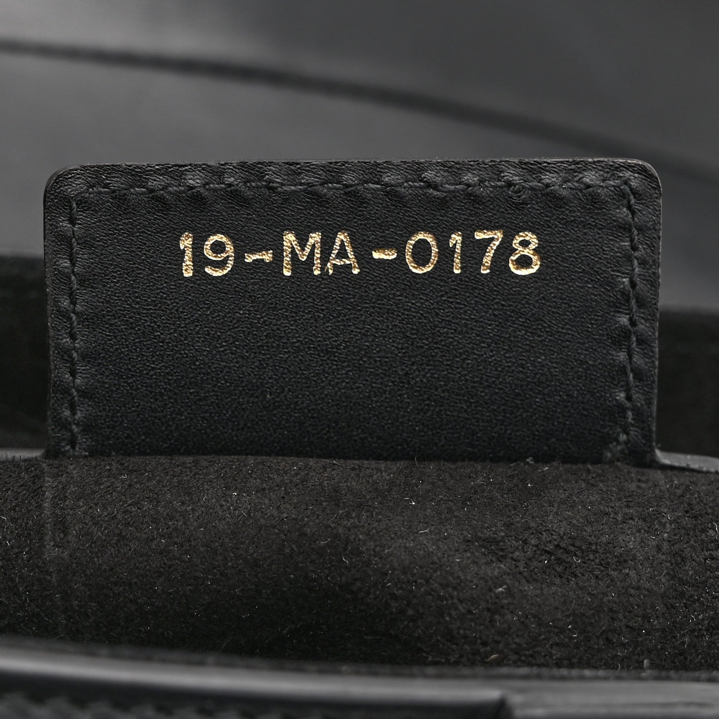Calfskin Saddle Bag Black