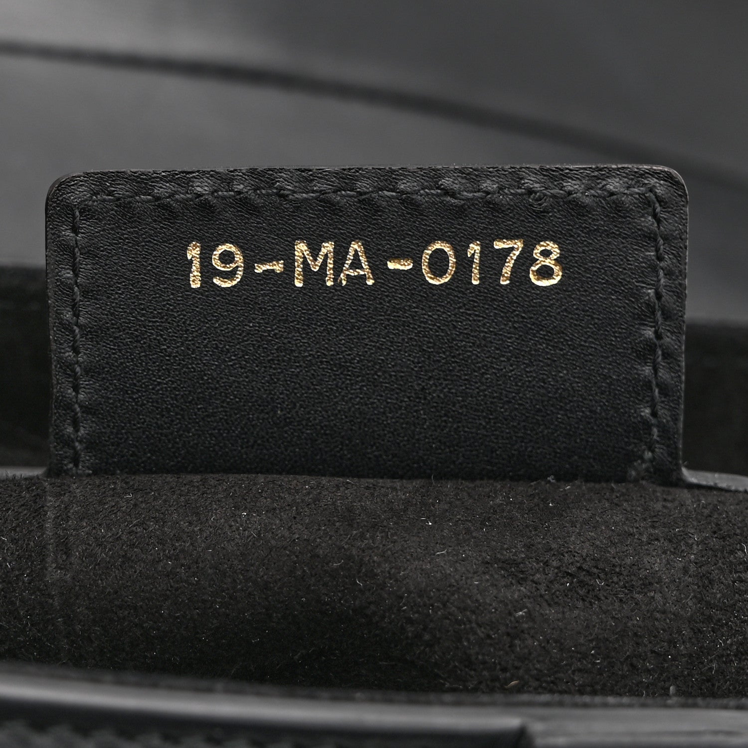 Christian Dior Calfskin Saddle Bag Black 7 of 10