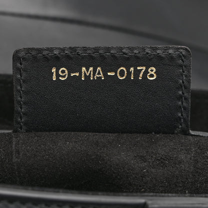 Christian Dior Calfskin Saddle Bag Black 7 of 10