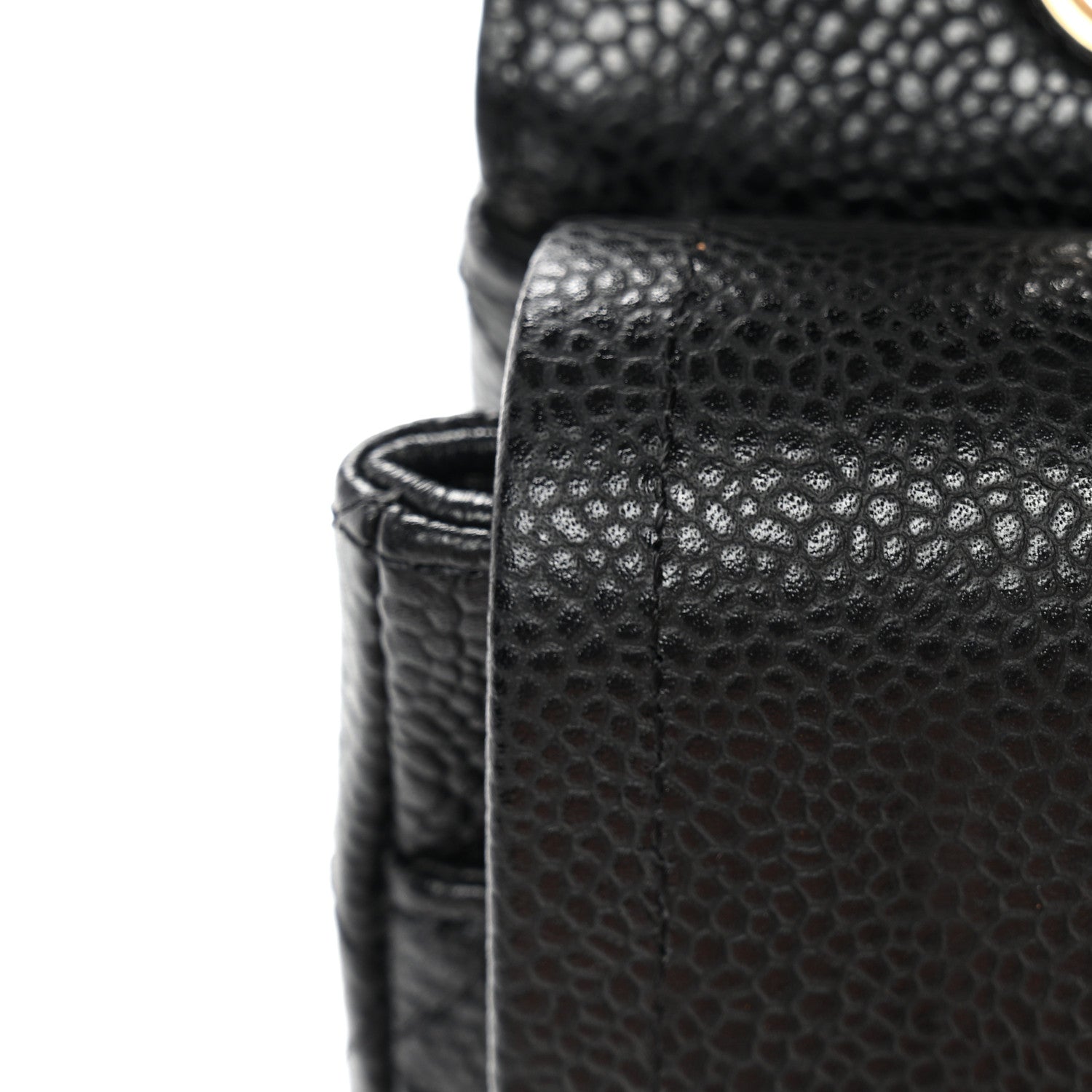 Chanel Caviar Quilted Medium Double Flap Black 13 of 13