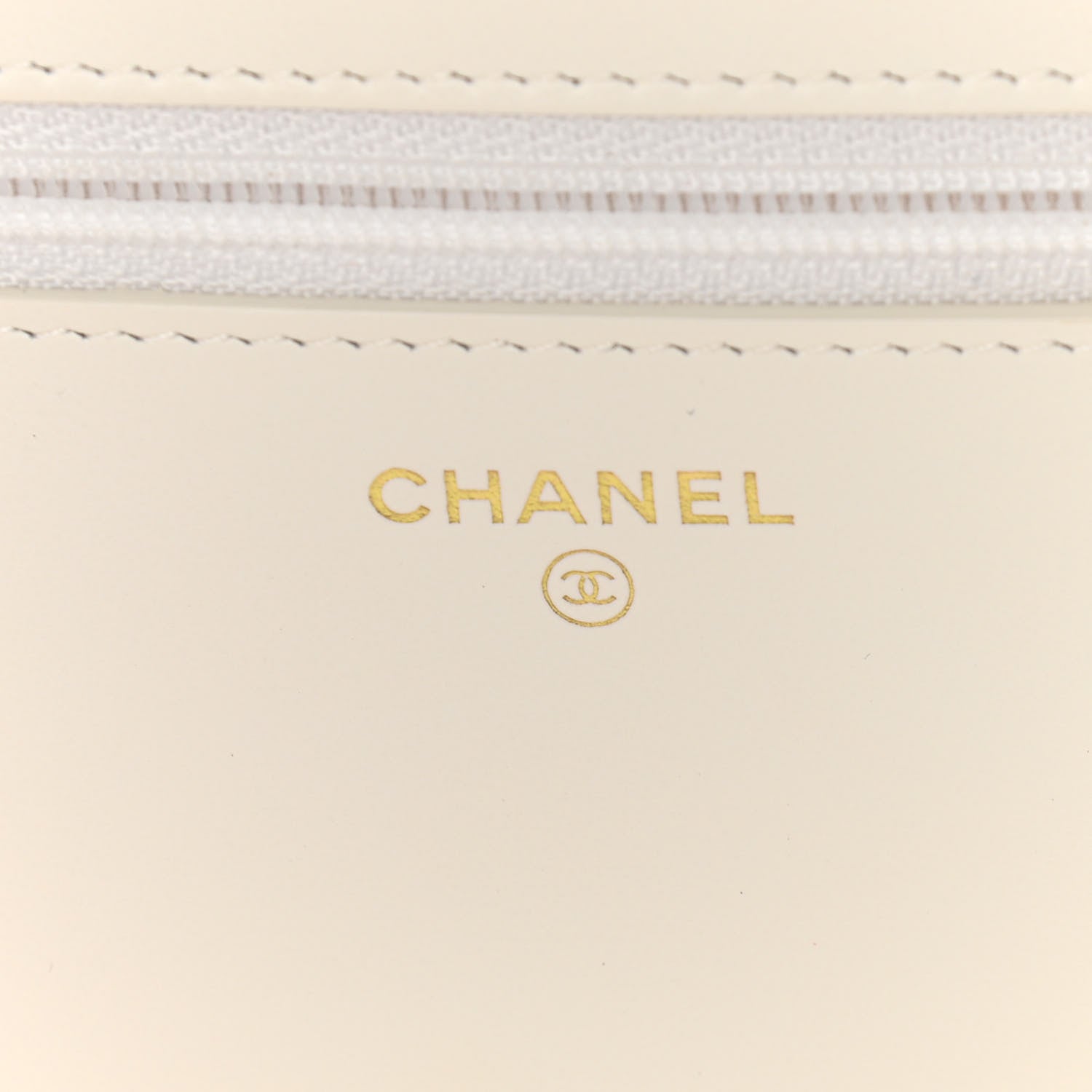 Chanel Caviar Quilted Boy Wallet On Chain WOC White 6 of 12