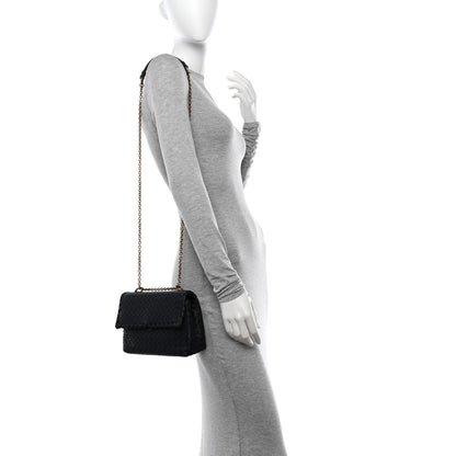 Bottega Veneta Nappa Intrecciato Baby Olimpia Shoulder Bag Black 2 of 11