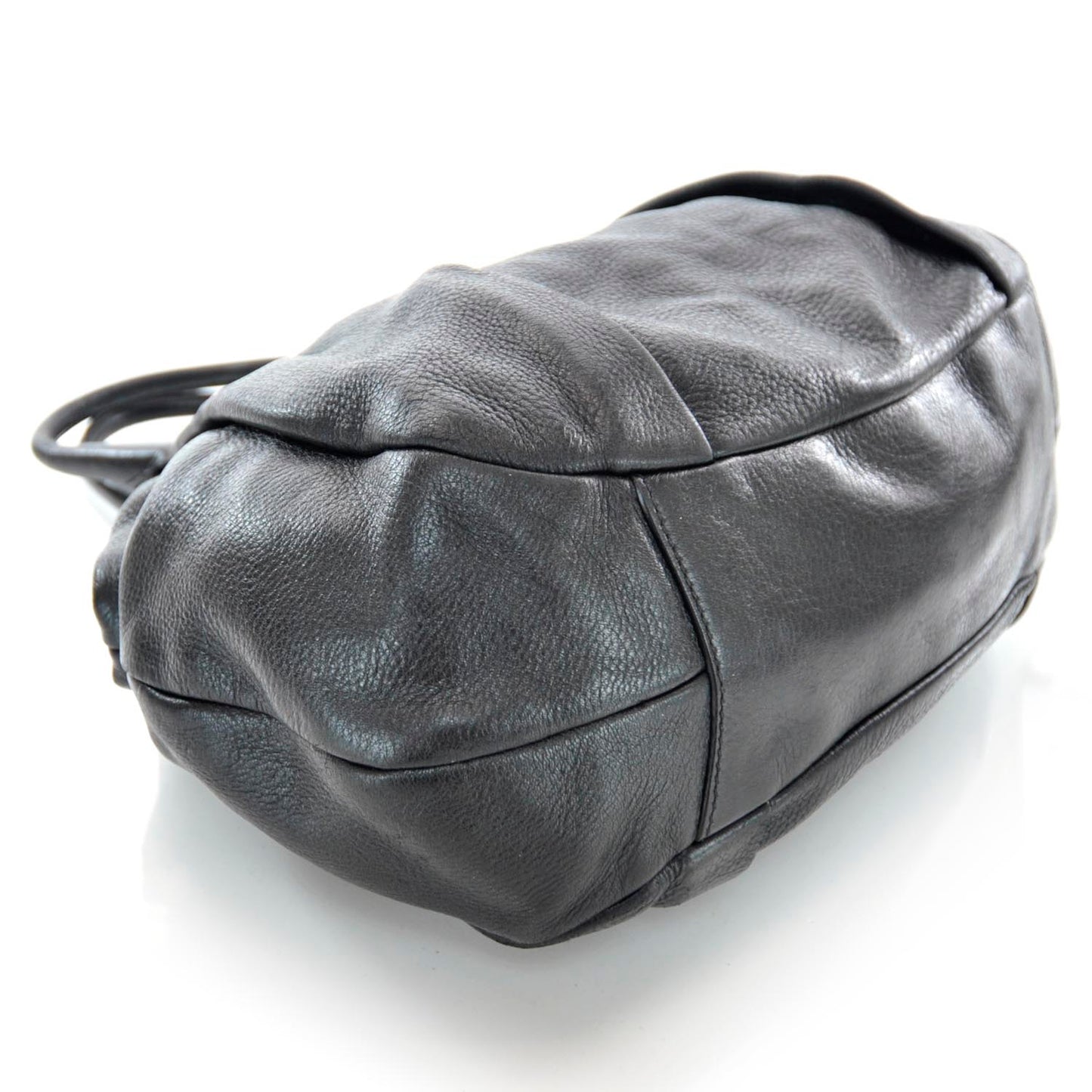 Cervo Deerskin Shoulder Bag Black