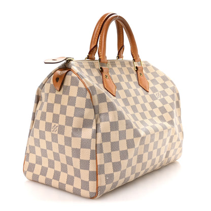Louis Vuitton Damier Azur Speedy 30 2 of 10