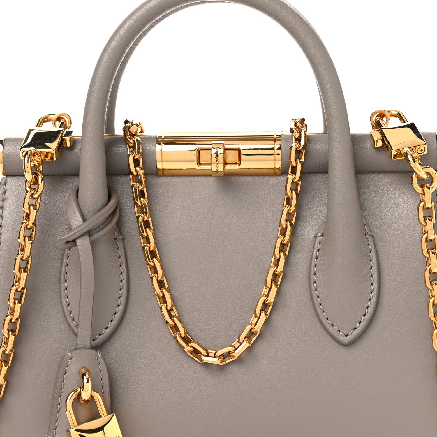 Dolce & Gabbana Vitello Mini Marlene Day Bag Beige 7 of 9
