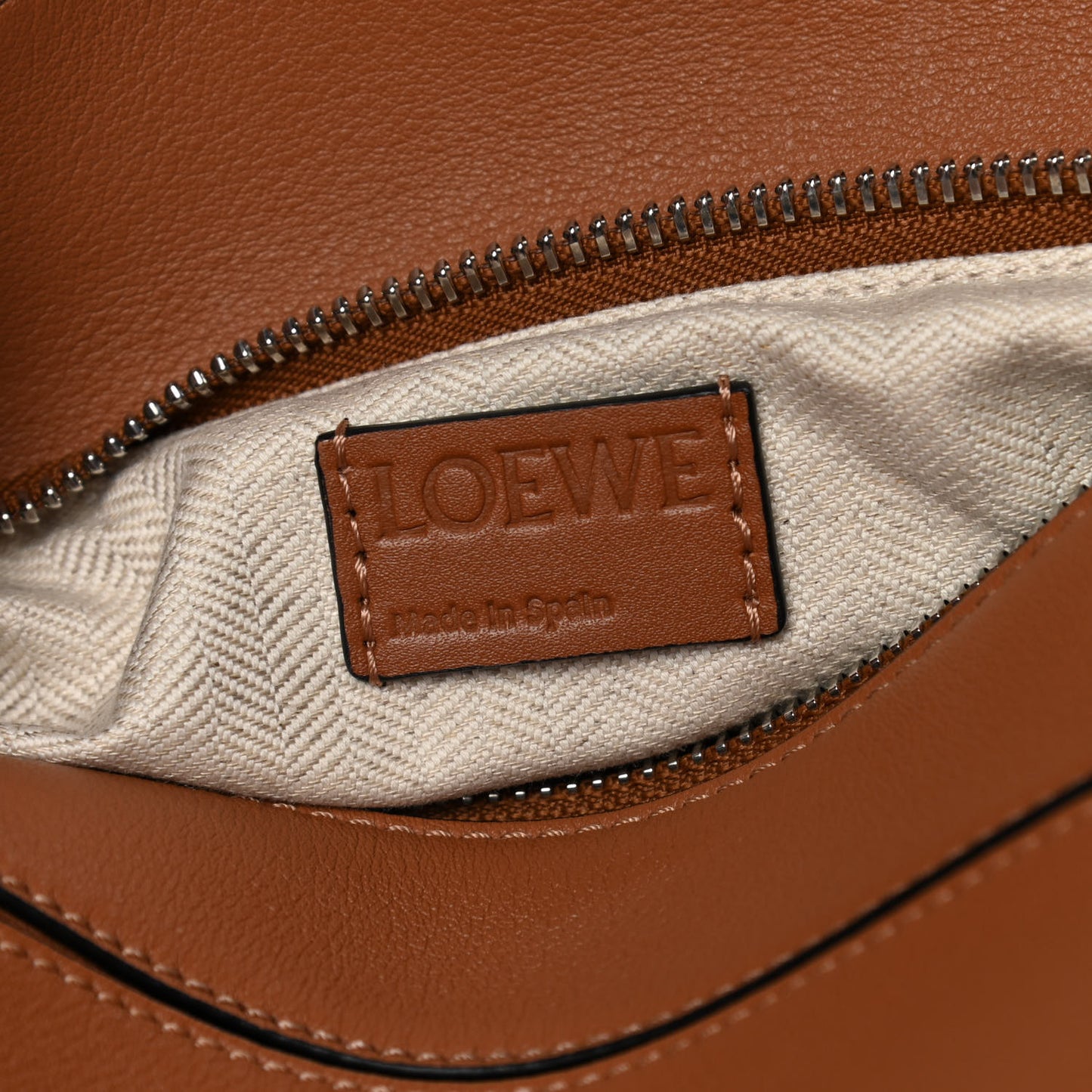 Calfskin Small Puzzle Bag Tan