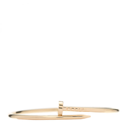 Cartier 18K Yellow Gold Small Juste Un Clou Bracelet 17 1 of 4