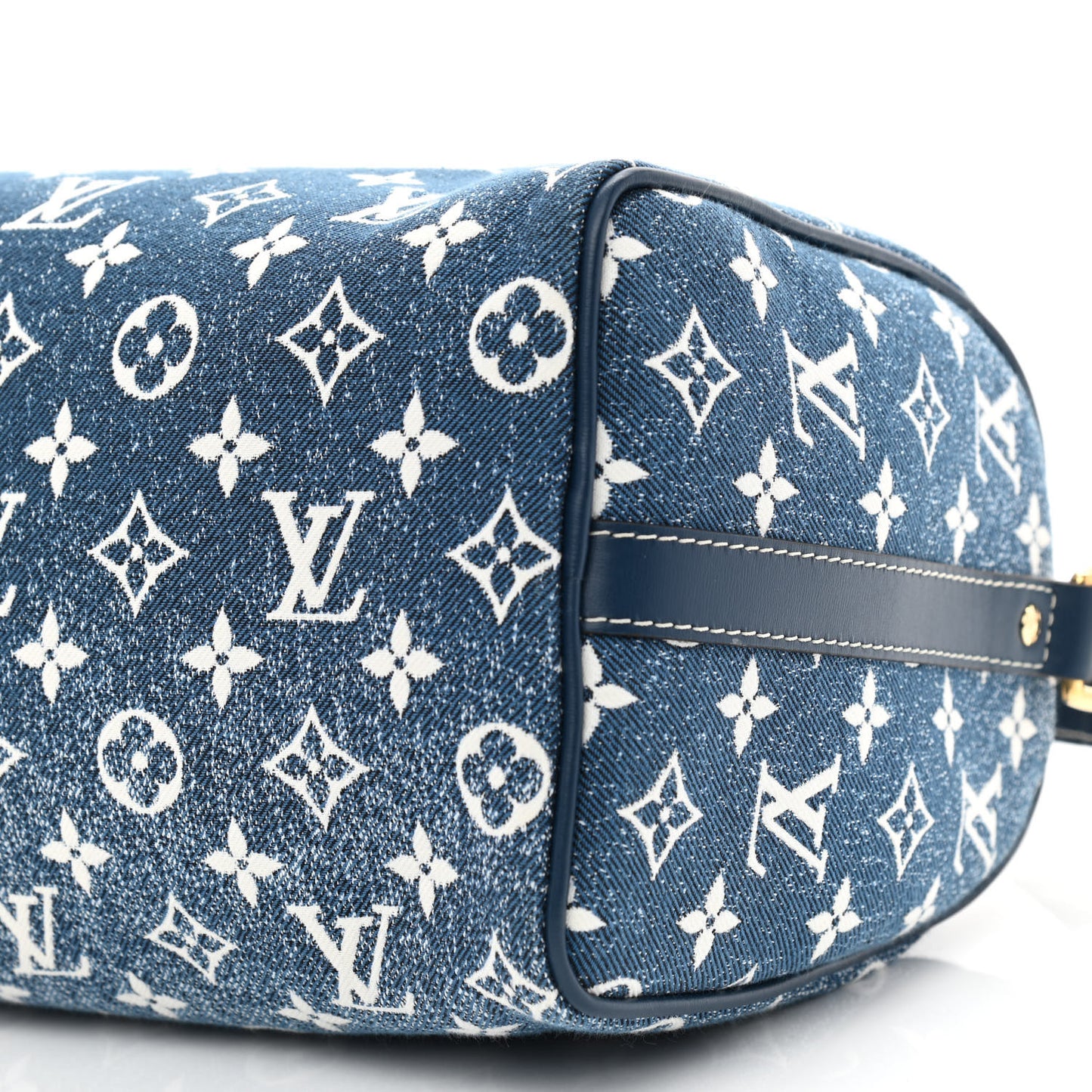 Monogram Jacquard Denim Speedy Bandouliere 25 Bleu