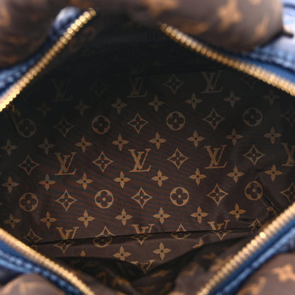 Louis Vuitton Econyl Mini Monogram Pillow Speedy Bandouliere 25 Navy 5 of 9