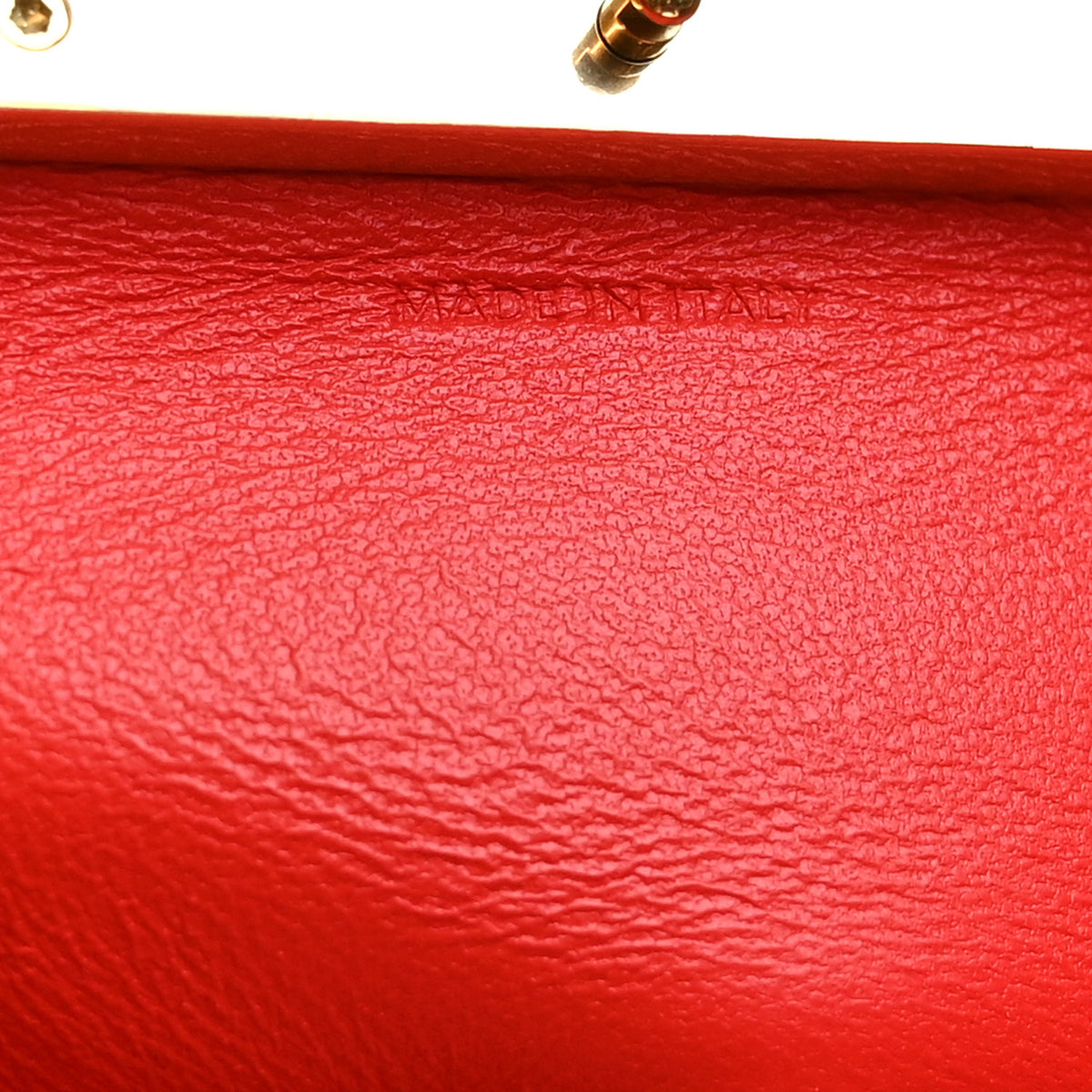 Supple Calfskin Cube Frame Bag Syrah