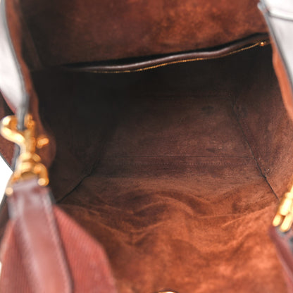 Celine Supersoft Calfskin Sangle Bucket Bag Burgundy 5 of 16