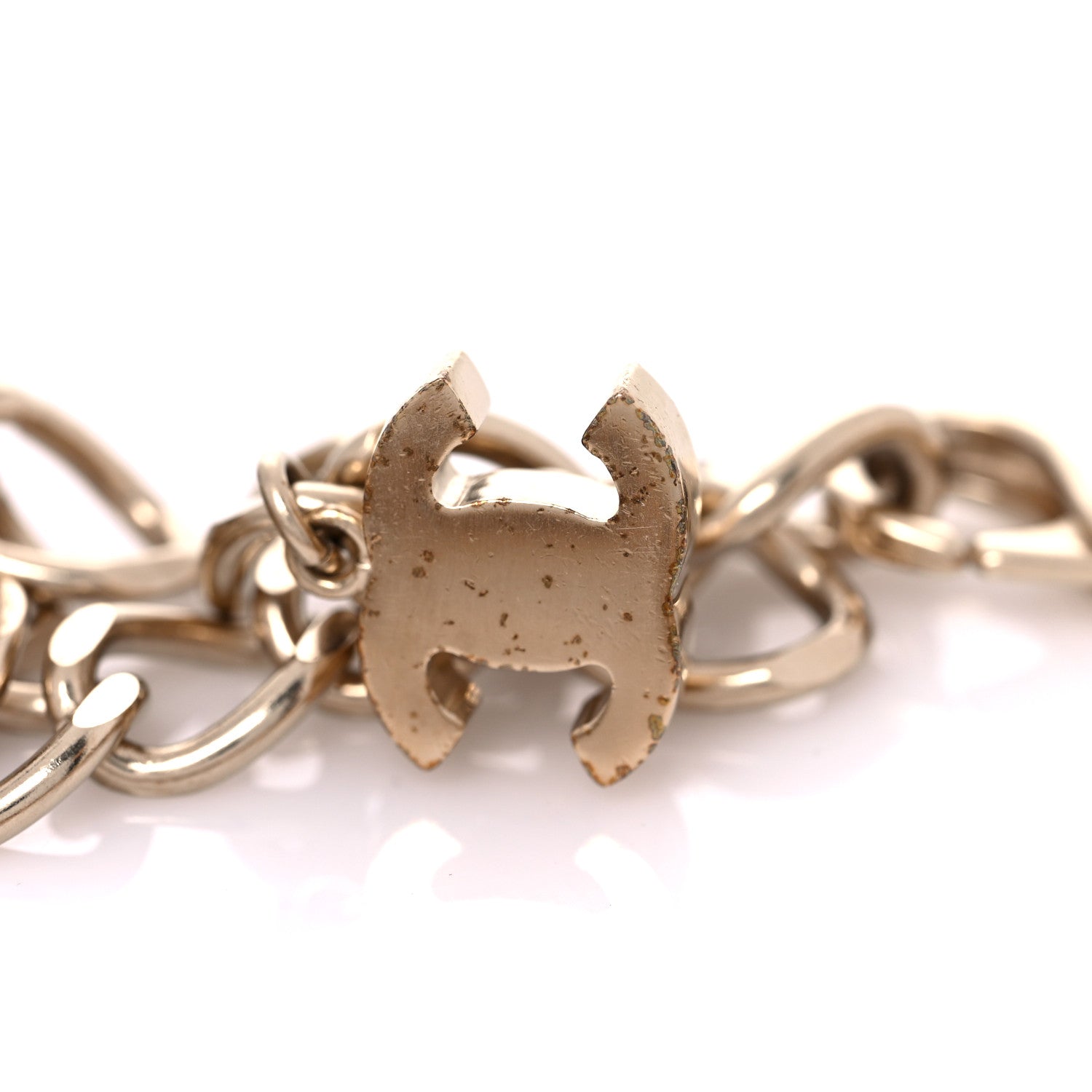 Chanel Lambskin CC Turnlock Necklace Gold 5 of 6