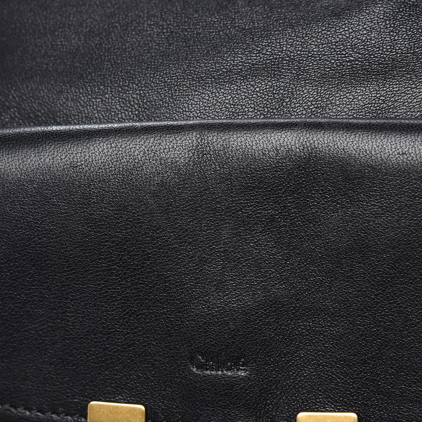 Calfskin Perforated Medium Marcie Animation Satchel Black