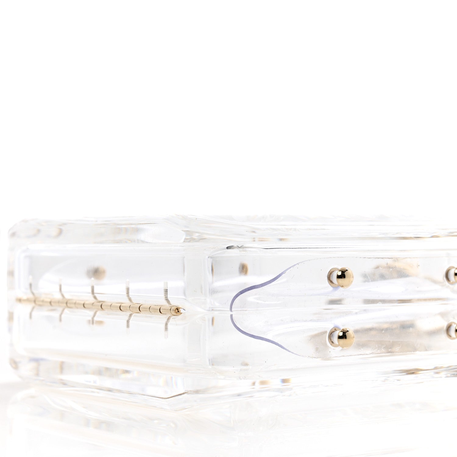 Chanel Plexiglass Dubai by Night Gas Tank Clutch 9 of 9