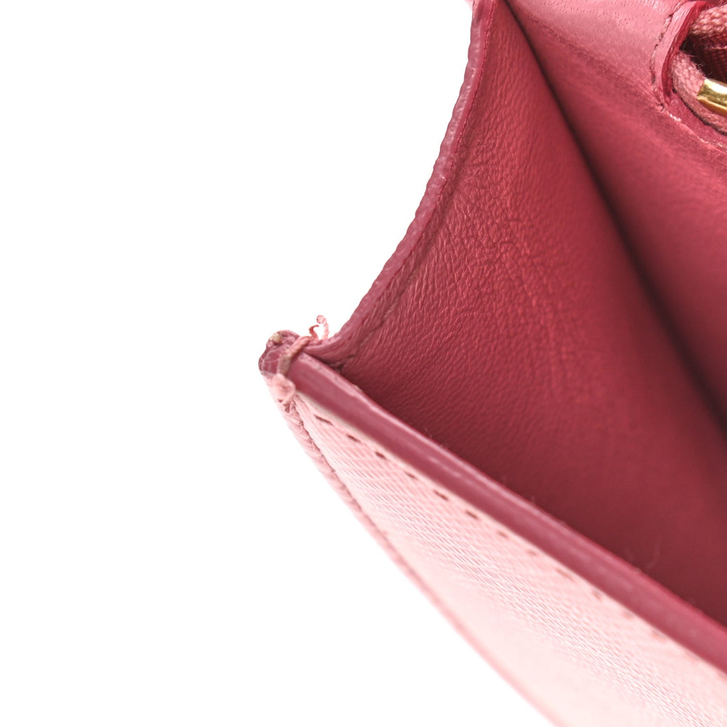 Saffiano Lux Chain Wallet Petalo