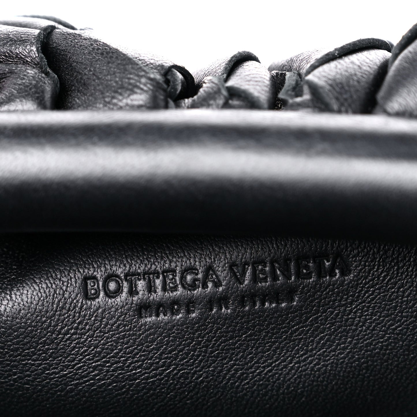 Nappa Intrecciato The Mini Pouch Black