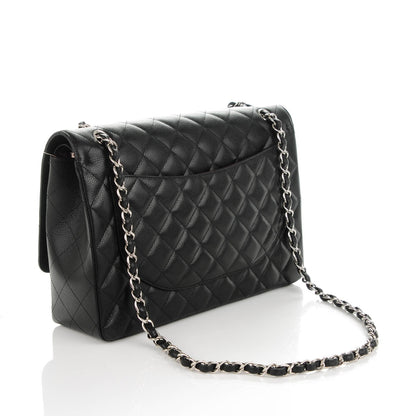 Chanel Caviar Quilted Maxi Double Flap Black 3 of 7