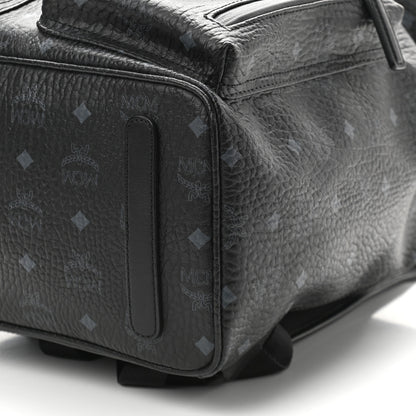 MCM Visetos Raymonde Two Pocket Backpack Black 10 of 10