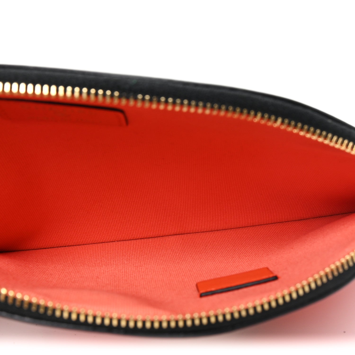 Chanel Lambskin Clownfish Clutch Orange White Black 5 of 7