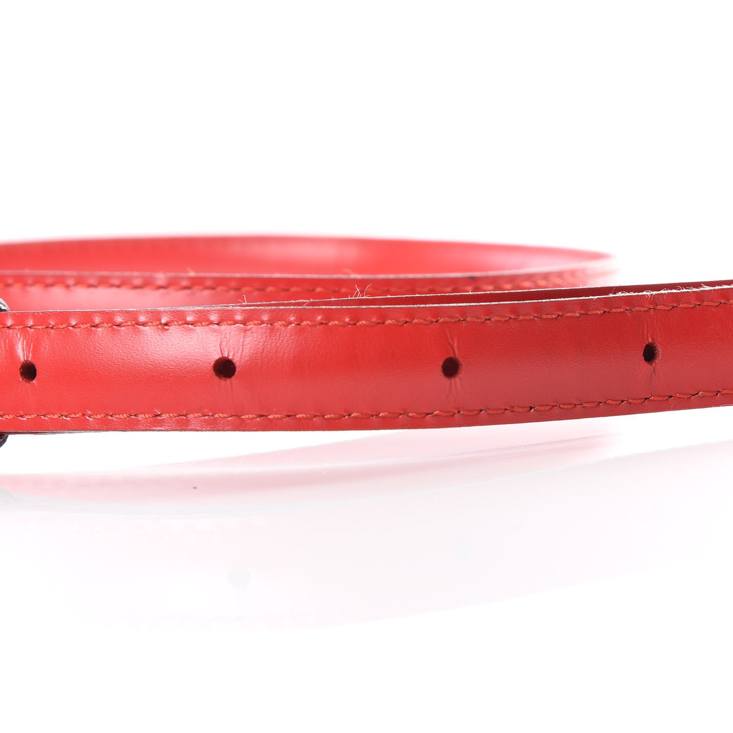Louis Vuitton Calfskin 20mm Adjustable Strap Coquelicot 6 of 6