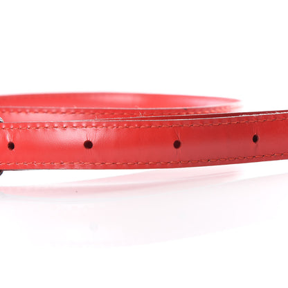 Louis Vuitton Calfskin 20mm Adjustable Strap Coquelicot 6 of 6