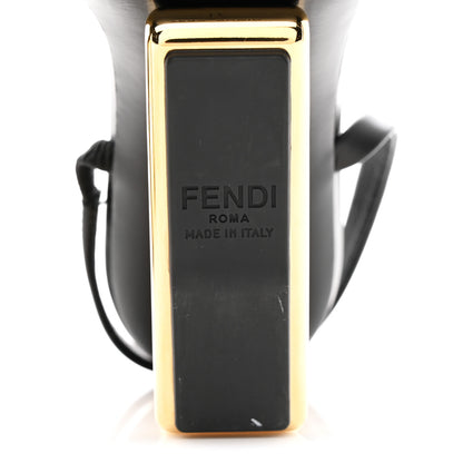 Fendi Calfskin Fendi First Mule Sandals 39 Black 7 of 9