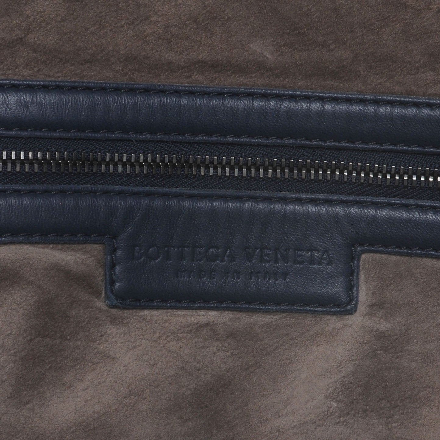 Nappa Intrecciato Maxi Veneta Hobo Navy Blue