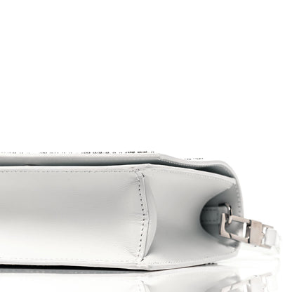 Alaia Calfskin Arabesque Studded Franca Crossbody Blanc Optique 7 of 9
