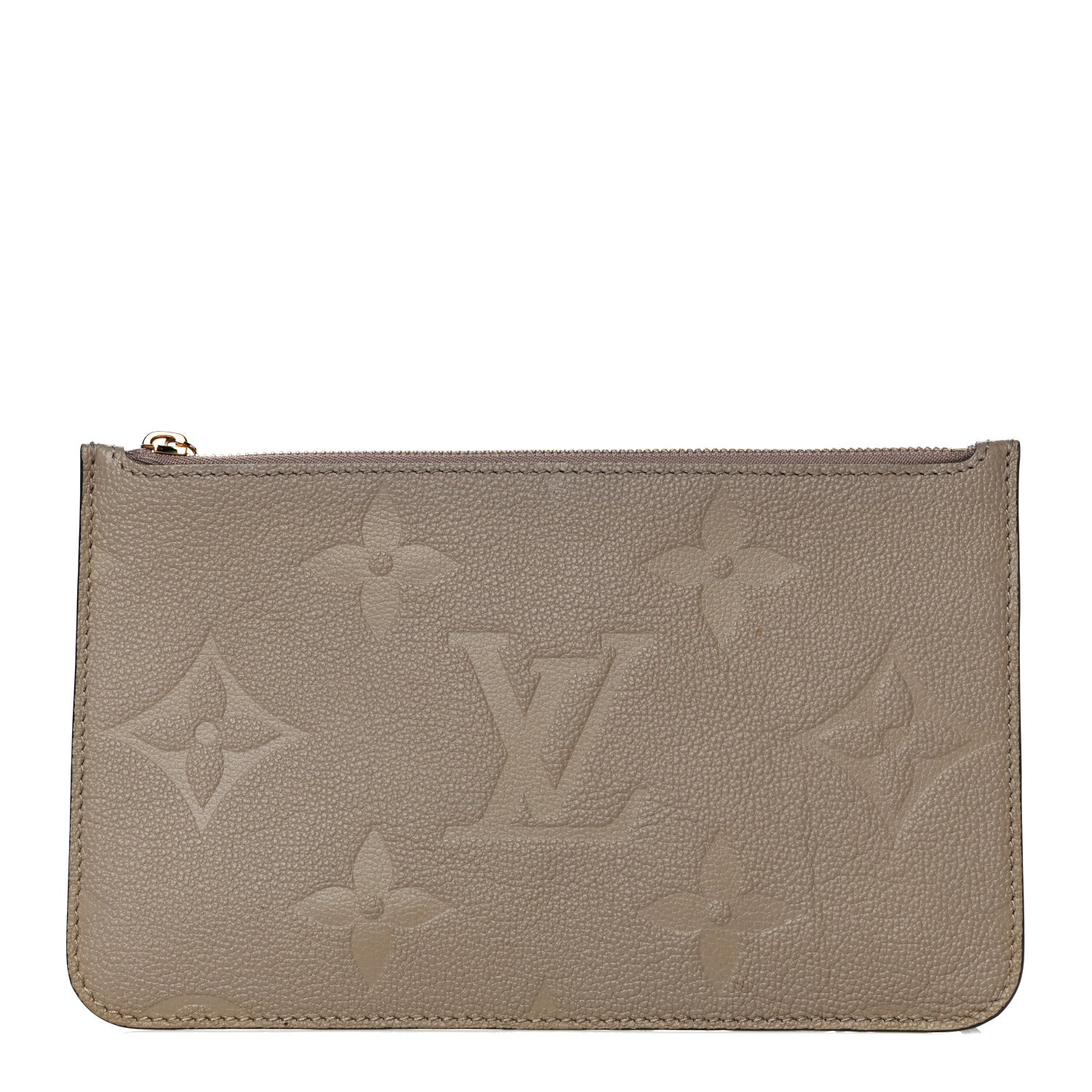 Louis Vuitton Empreinte Monogram Giant Neverfull MM Pochette Tourterelle 6 of 7