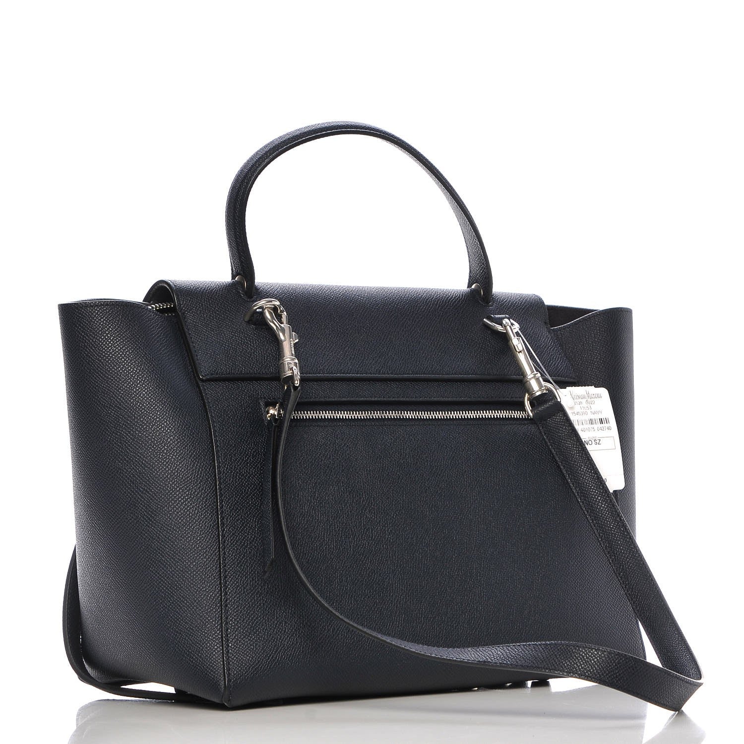 Celine Grained Calfskin Mini Belt Bag Navy 4 of 13