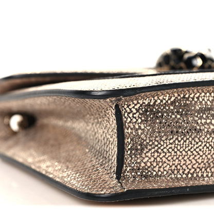 Bulgari Metallic Karung Serpenti Forever Top Handle Gold 8 of 9