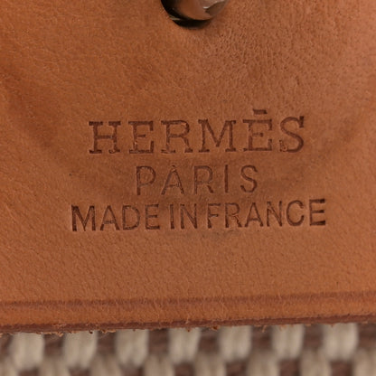Hermes Toile Vache Calfskin Herbag 30 PM Naturel 5 of 13