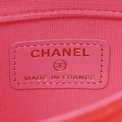 Chanel Jersey Quilted Micro Mini Flap Red 6 of 11
