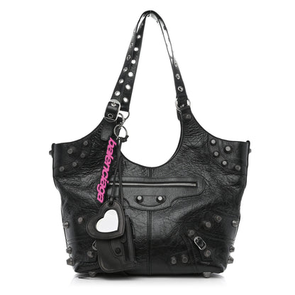 Balenciaga Agneau Arena Medium Le Cagole Carry All Bag Black 1 of 10