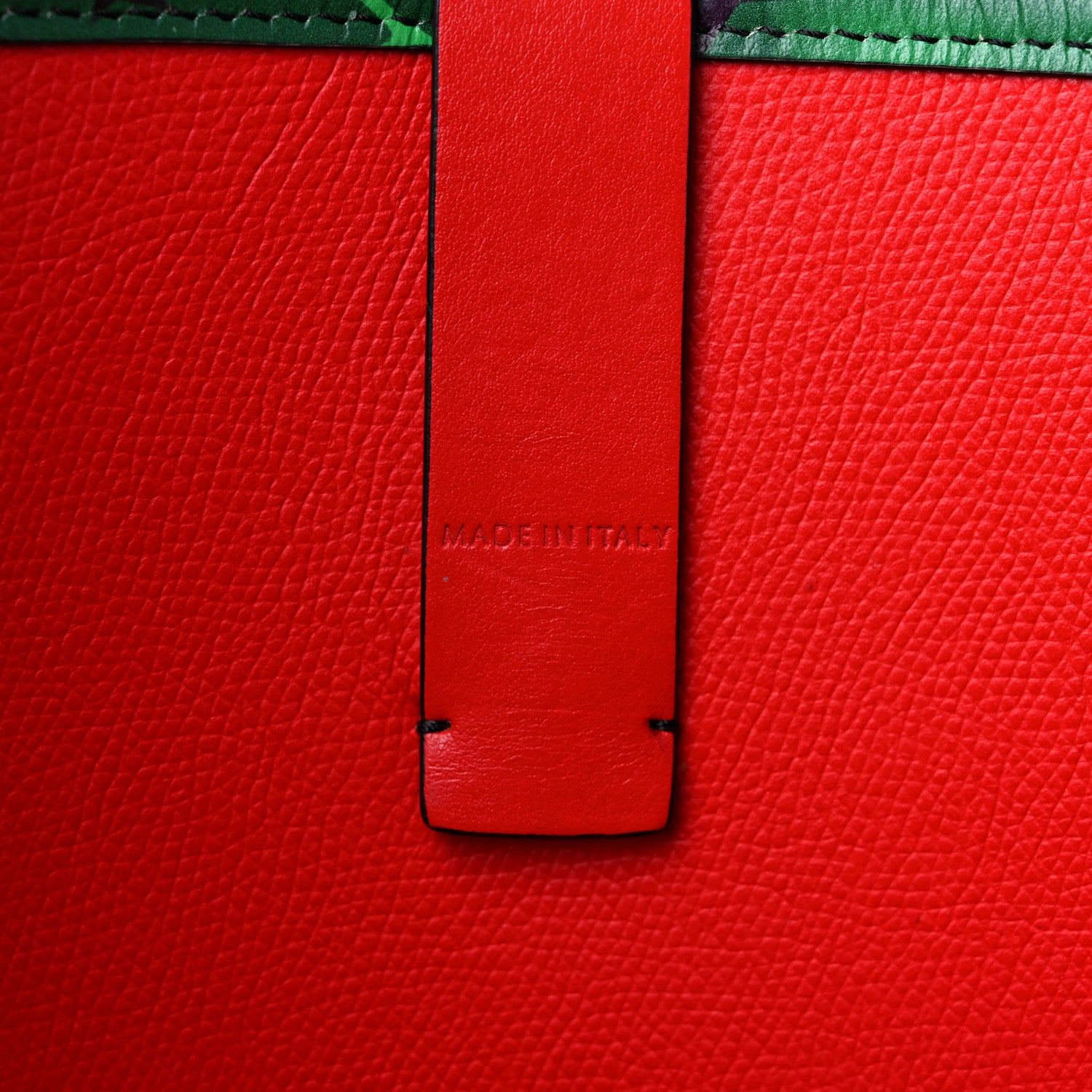 Christian Louboutin Calfskin Metro Graf Spikes East West Cabata Tote Green Multicolor 7 of 12