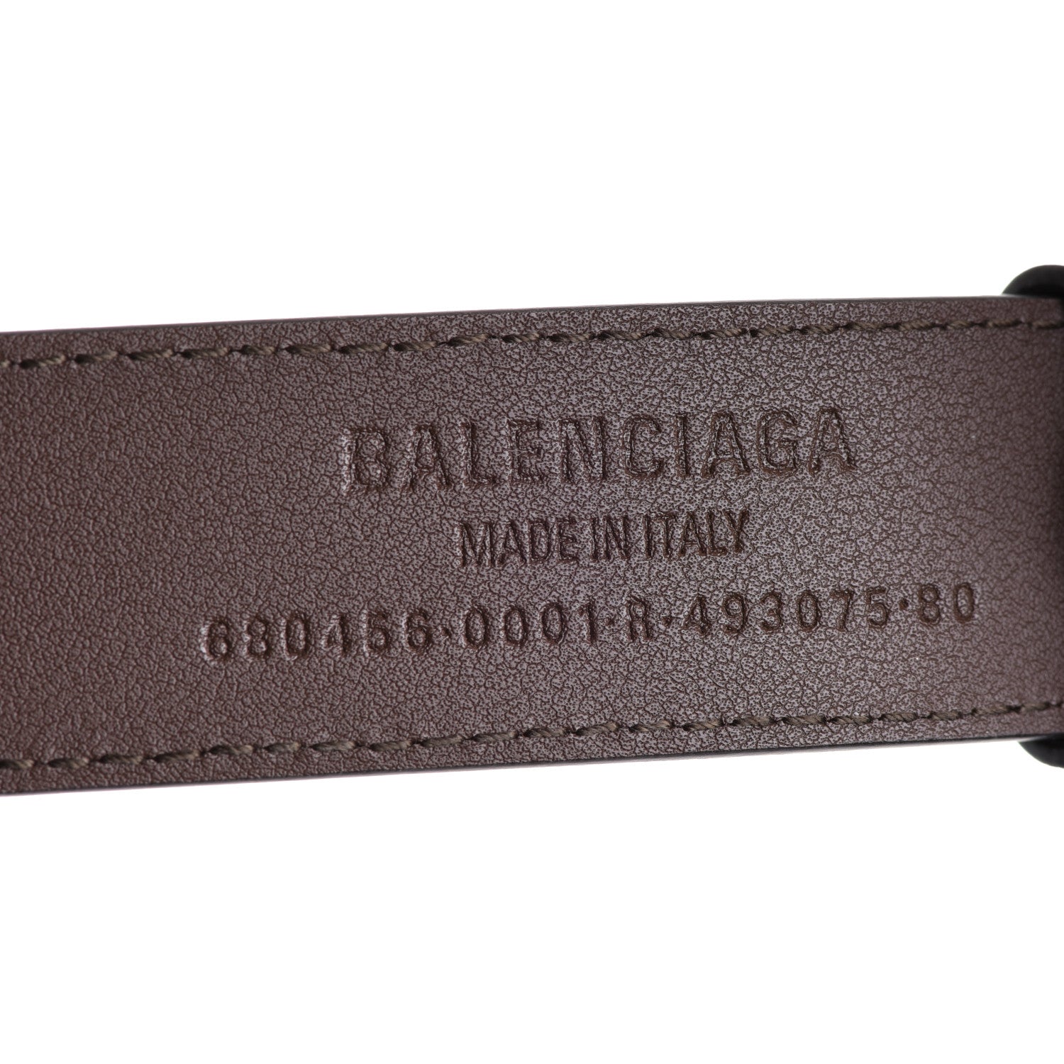 Gucci X BALENCIAGA BB Supreme Monogram Belt 80 32 Beige Ebony 4 of 5