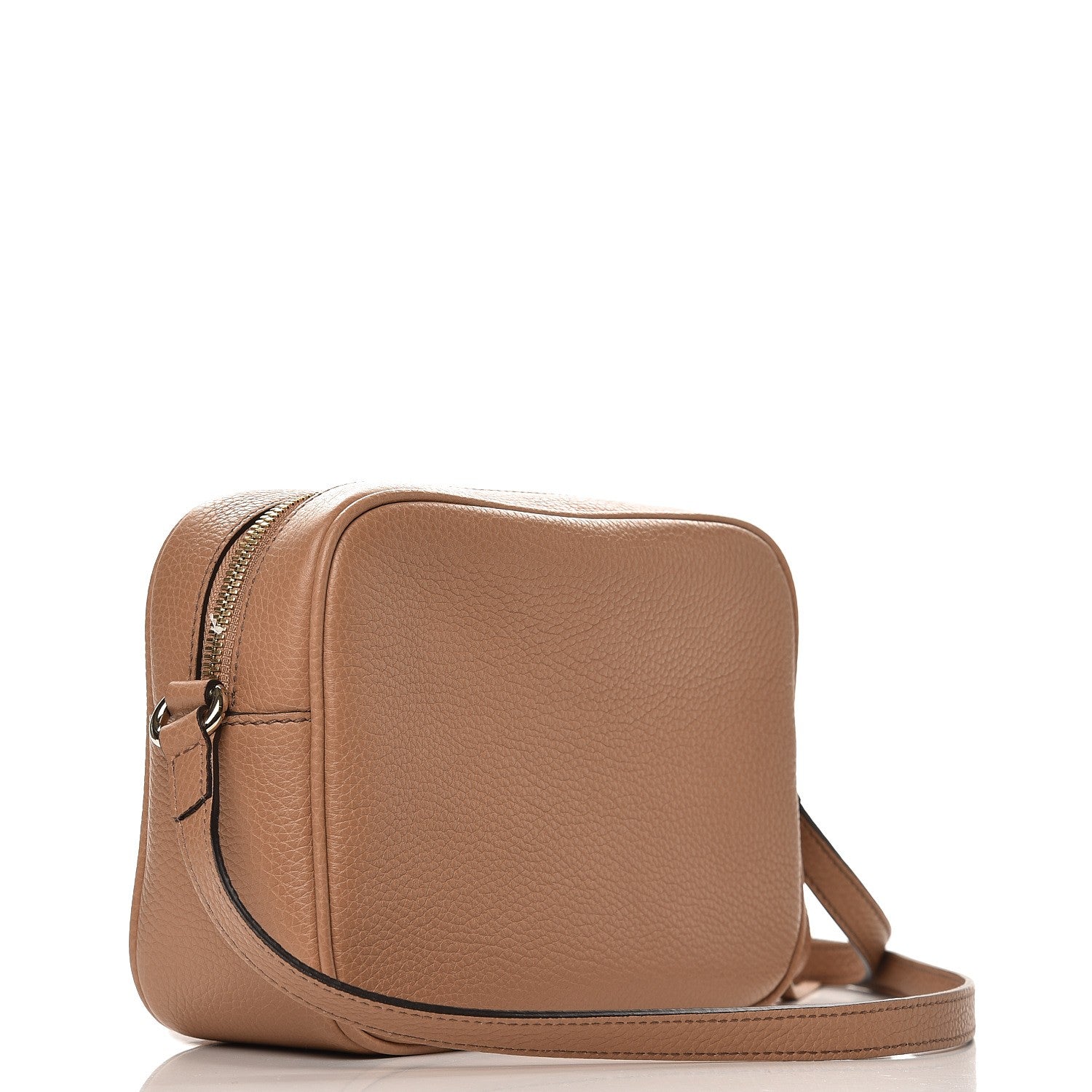 Gucci Pebbled Calfskin Small Soho Disco Bag Rose Beige 3 of 8