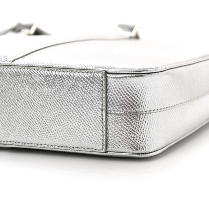 Celine Cartable Briefcase Silver 10 of 10