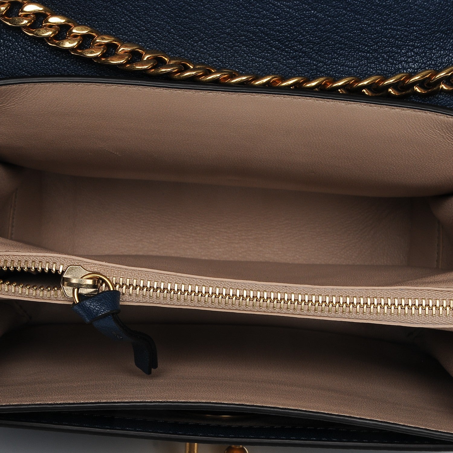 Chloe Goatskin Medium Mily Shoulder Bag Denim Blue 6 of 8
