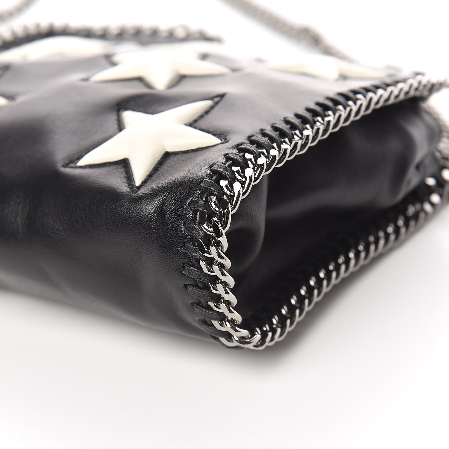 Stella McCartney Alter Nappa Embossed Tiny Star Falabella Tote Black 8 of 9