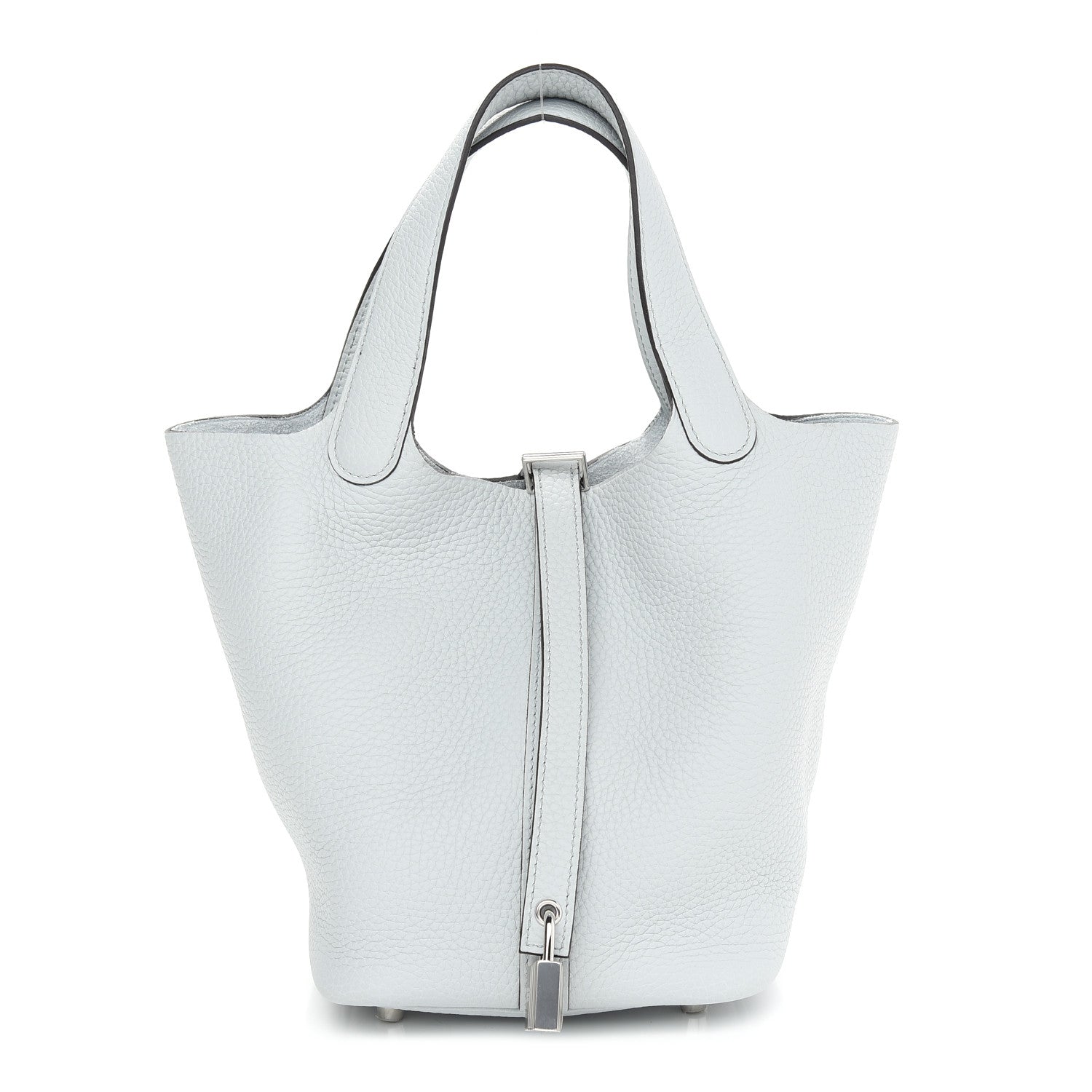 Hermes Taurillon Clemence Picotin Lock 18 PM Bleu Pale 1 of 9