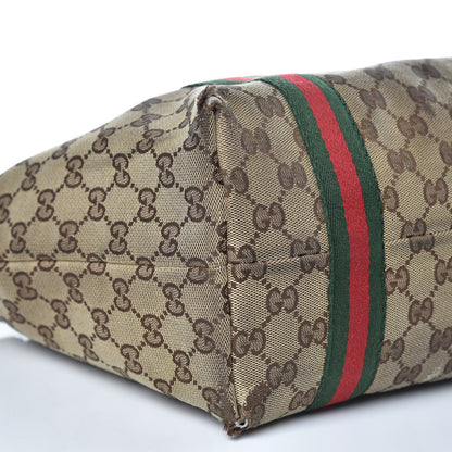 Gucci Monogram Medium Jolicoeur Tote Dark Brown 8 of 20