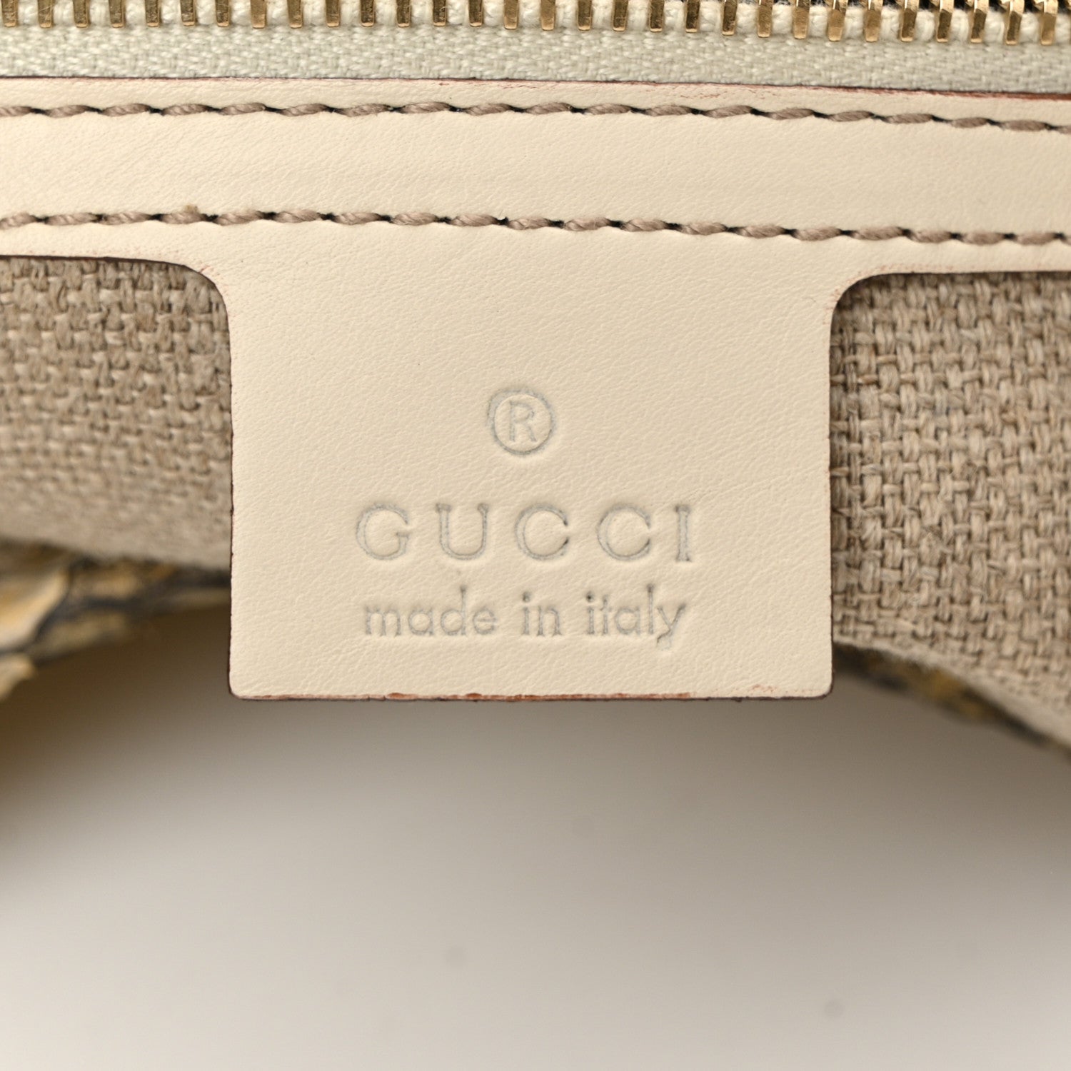 Gucci Snakeskin Large Jackie O Bouvier Hobo Gold Beige 6 of 10
