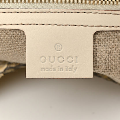 Gucci Snakeskin Large Jackie O Bouvier Hobo Gold Beige 6 of 10