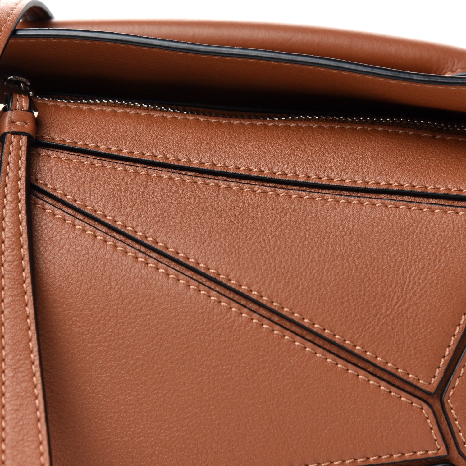 Loewe Calfskin Mini Puzzle Bag Tan 10 of 10