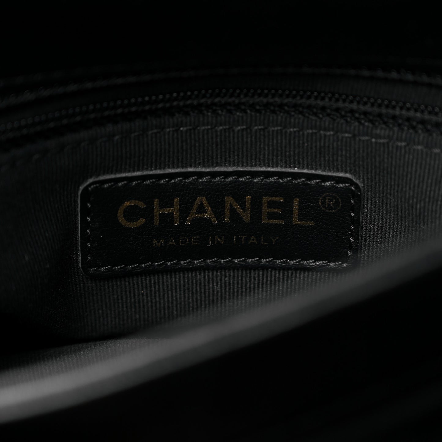 Lambskin Quilted Small Chain Top Handle Flap Black