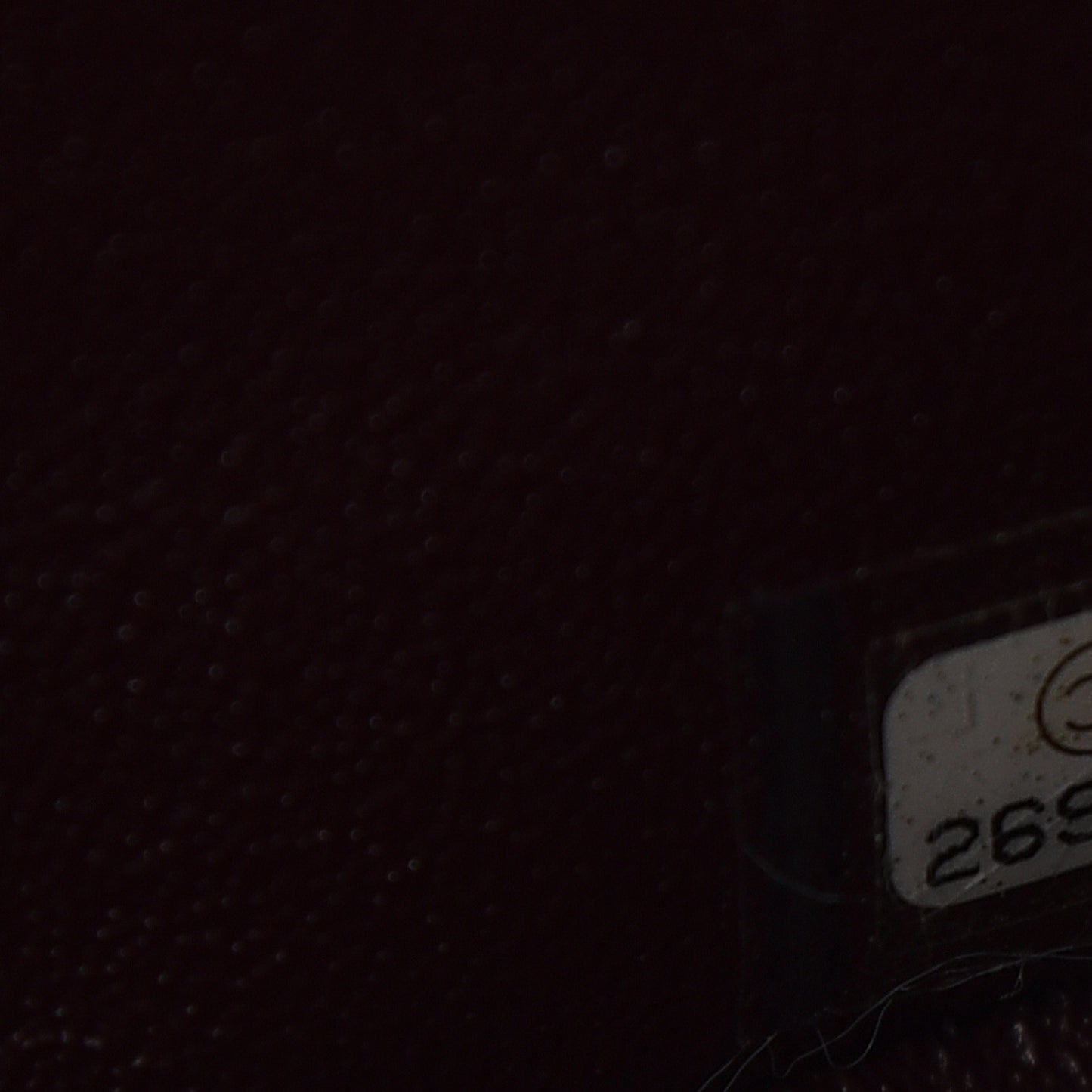 Caviar Chevron Quilted Jumbo Double Flap Black