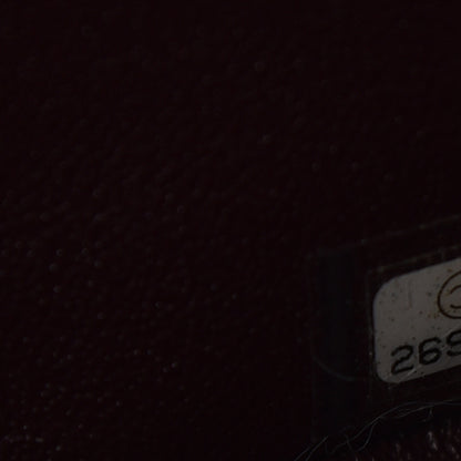 Chanel Caviar Chevron Quilted Jumbo Double Flap Black 7 of 10