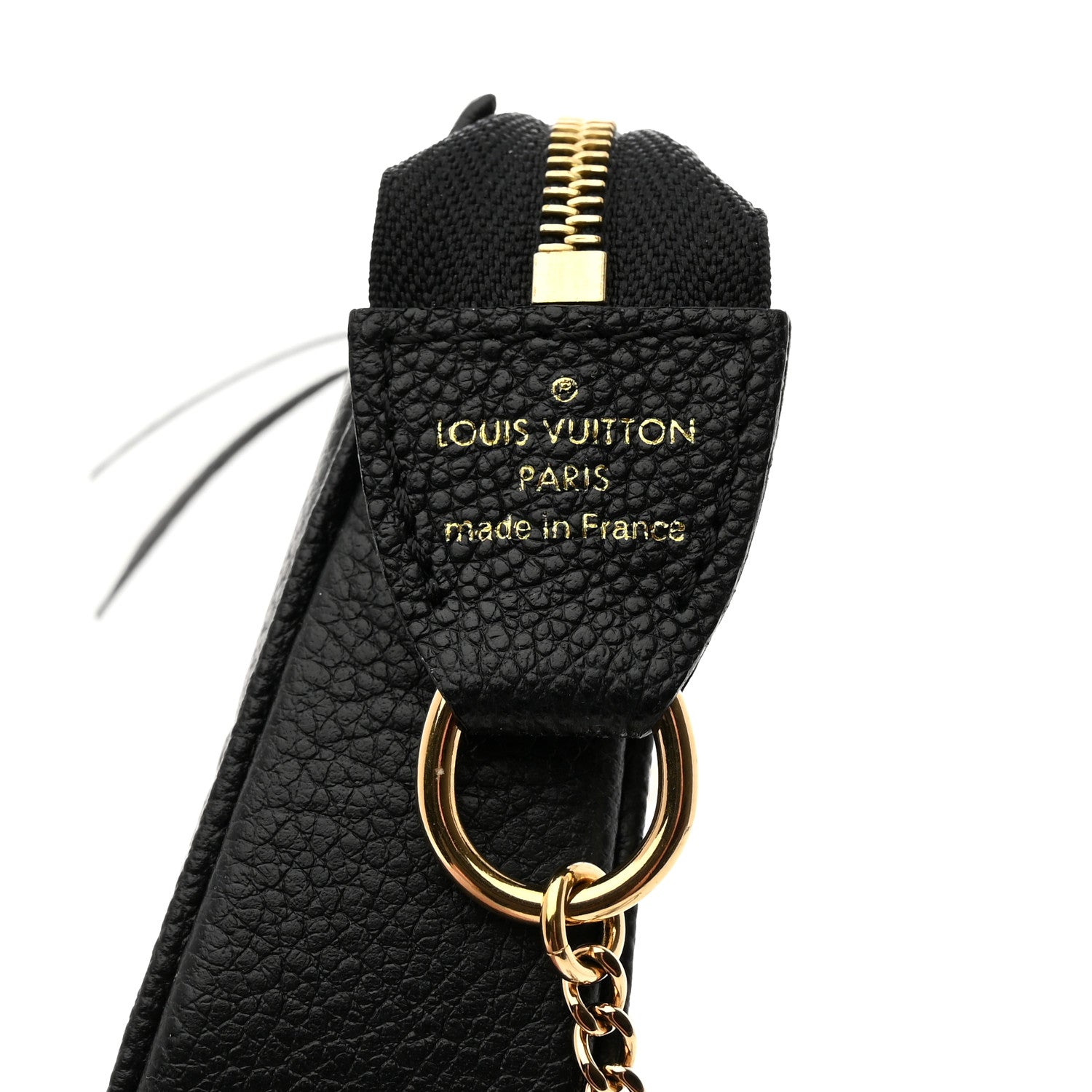Louis Vuitton Empreinte Monogram Giant Mini Pochette Accessories Black 7 of 7